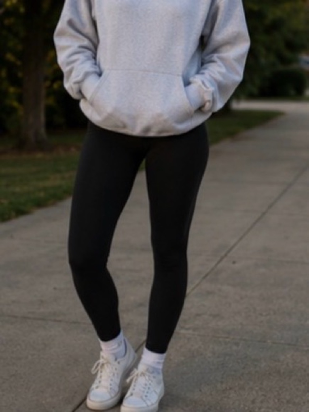 Girls' Black High-Waist Active Leggings